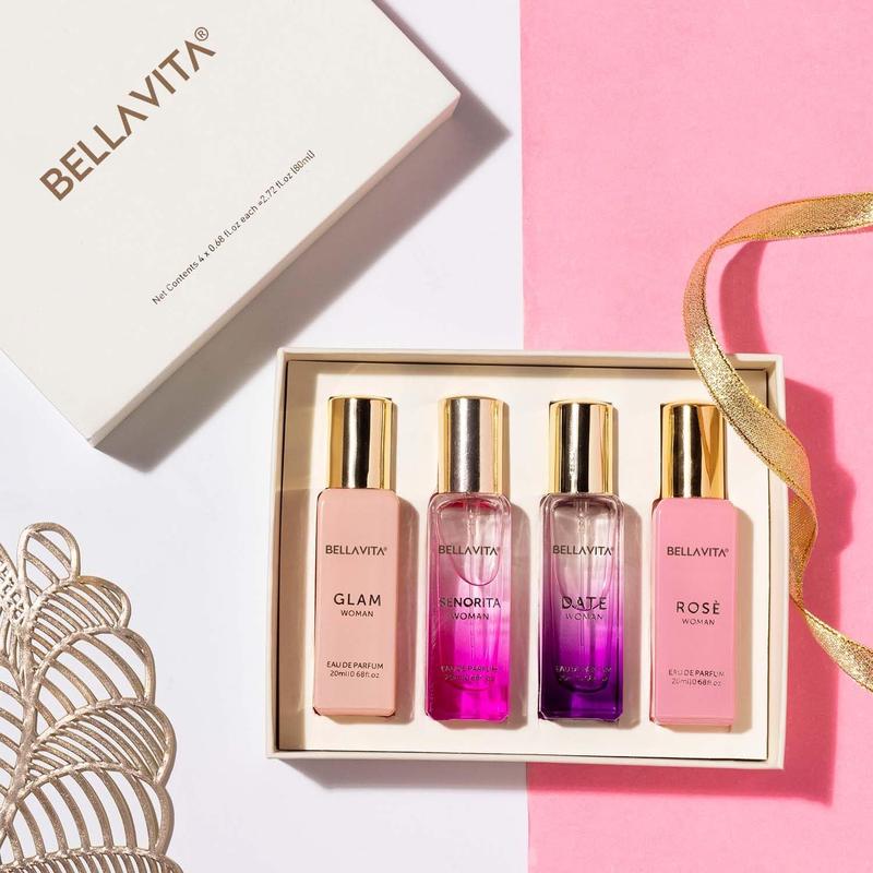 Conjunto Bella Vita Luxury Eau de Parfum Feminino - 4x20ml - Kit